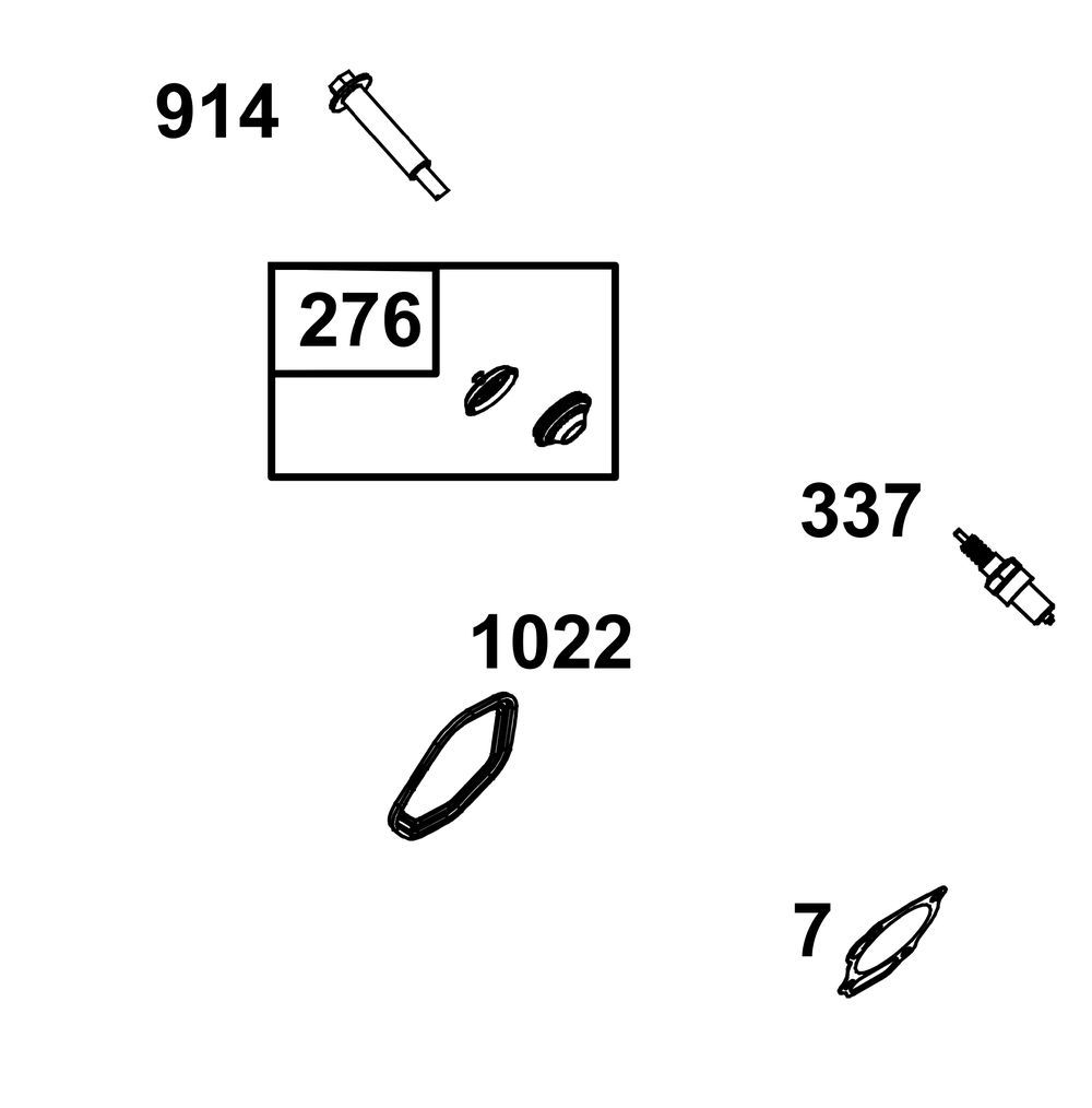 Cylinder Head Group Diagram and Parts List for 25G032-0001-G1 200000 - 399999 Briggs and Stratton Engine